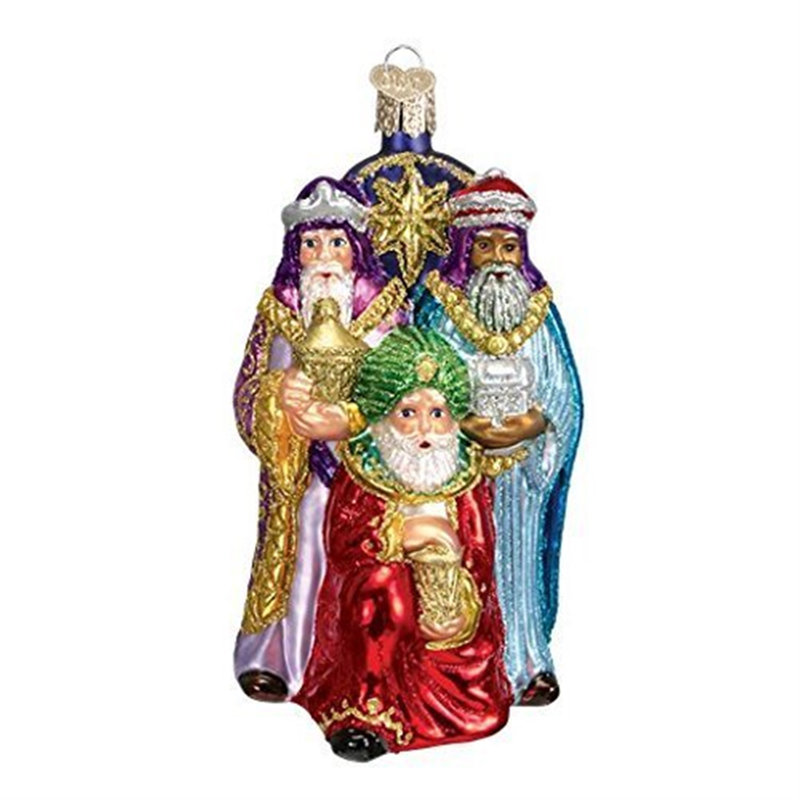 5.25 in. Glass Nativity No Animal(s) Shatterproof Hanging Figurine Ornament