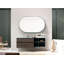 Metal Oval Wall Mirror-88626380