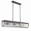Lustre rectangulaire moderne à 6 lumières Marpet