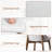 Ladaker Dining Chairs Kitchen Chairs with Wood Legs-723655901-723655618