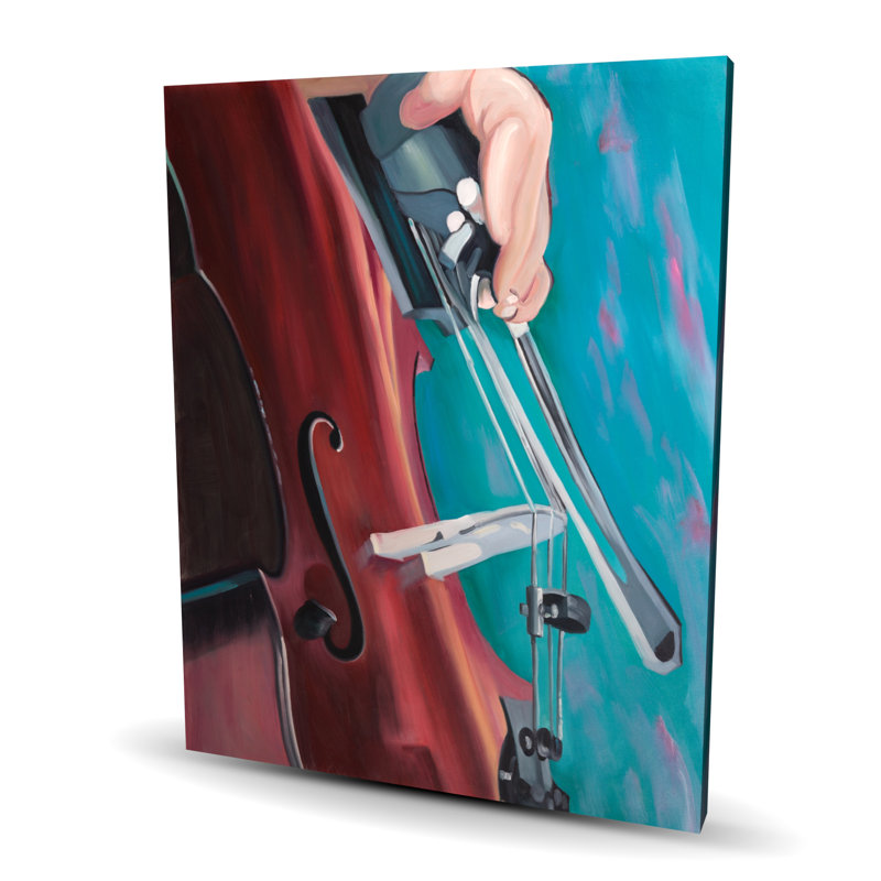 Musicien avec violoncelle - toile pour homme