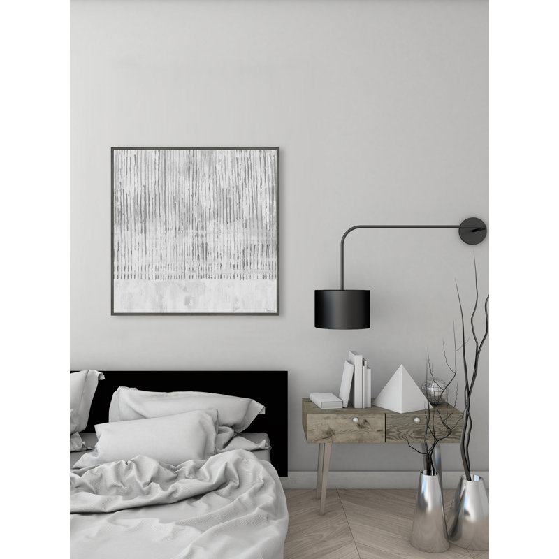 «Gray Partition» par Parvez Taj, reproduction sur toile flottante, H 12 po x l 12 po x P 1,5 po