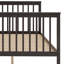 Lit superposé avec escalier de rangement et garde-corps pour la chambre à coucher-106496030