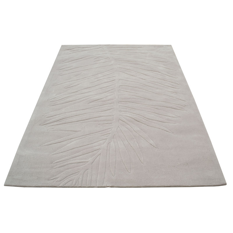Caen Solid Colour Hand Woven Area Rug, Rectangle 140 x 201cm