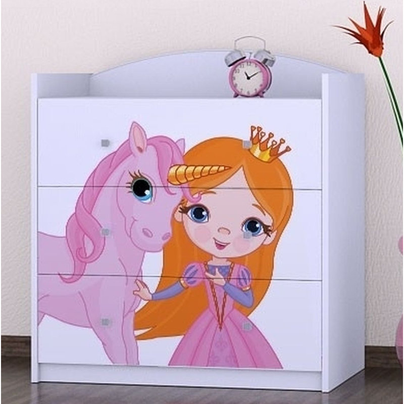 Kongsberg Kids 3 - Drawer Chest, White