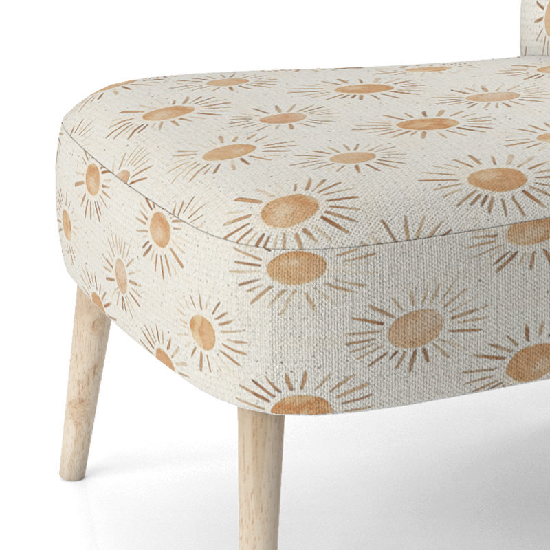 Chaise d'appoint Starburst - Chaise d'appoint jaune soleil, Chaise d'appoint sans accoudoirs