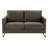 Bellago 55" Pre-Assembled Upholstered Velvet Loveseat with Modern Gold Frame-1896464556
