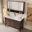 Bathroom cabinet retro minimalist style