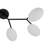 6 - Light Elliptical Opal Glass Globe Linear Semi Flush Mount-1612005155