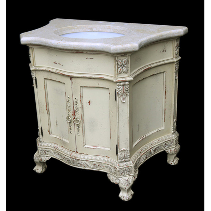 Meuble-lavabo mural simple 53 po Parchment