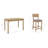 Entwistle 4 - Person Four Leg Dining Set-84467344