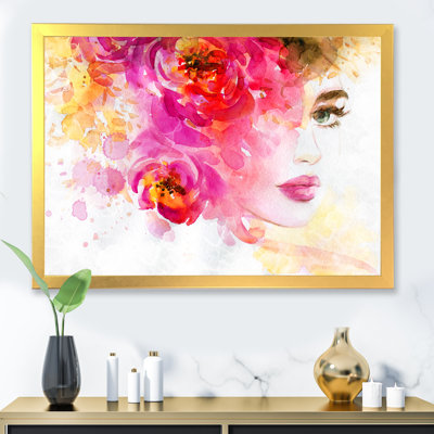 Art floral sur toile