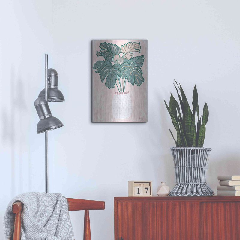 «Pink Palms 2» par Stellar Design Studio, H 24 po x l 16 po