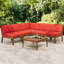 5 Seater Sectional Armless Sofa Set