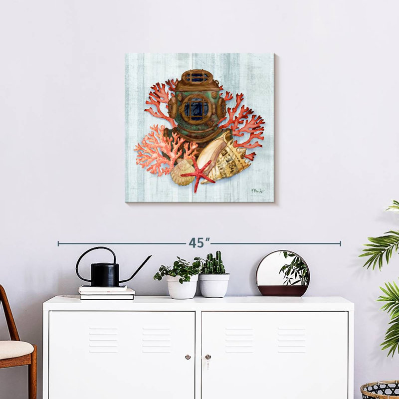 Aletra Coral Dive IV, 24" H x 24" W