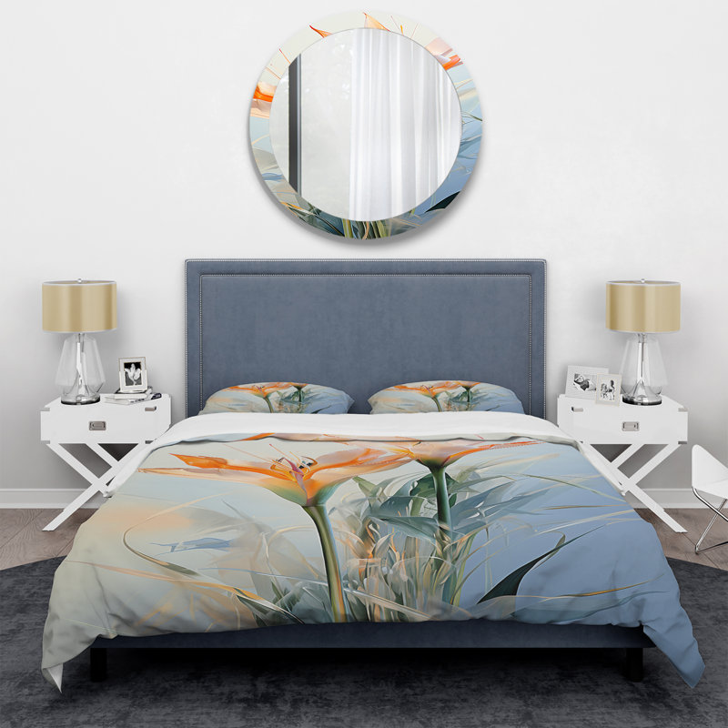 Ensemble de housse de couette Birds Of Paradise Tropical Flowers II - Birds Of Paradise