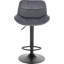 Stace Swivel Upholstered Adjustable Height Counter Stool with Metal Frame-1702815126