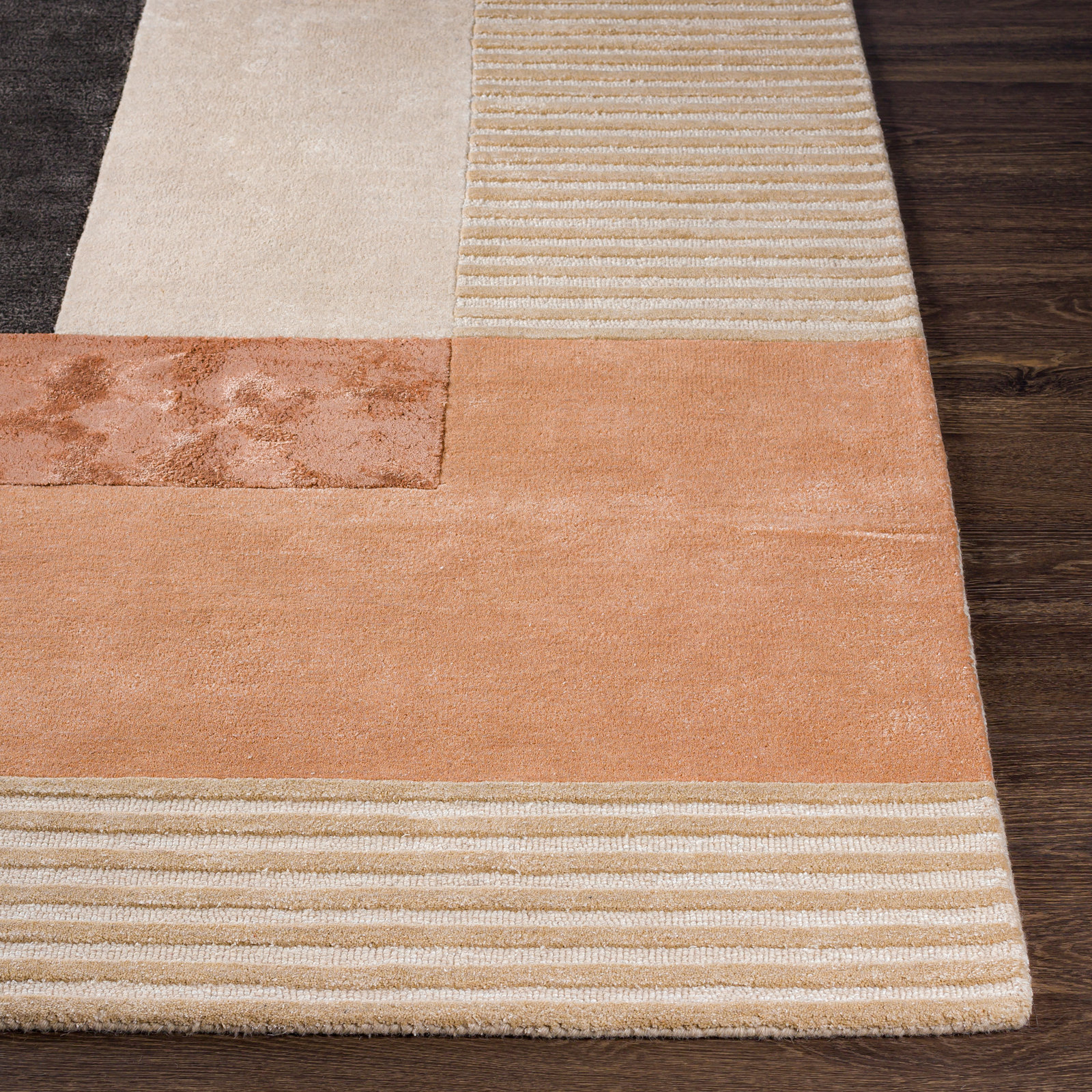 Mora Hand-Tufted Geometric Rug, Rectangle 8'10" x 12'