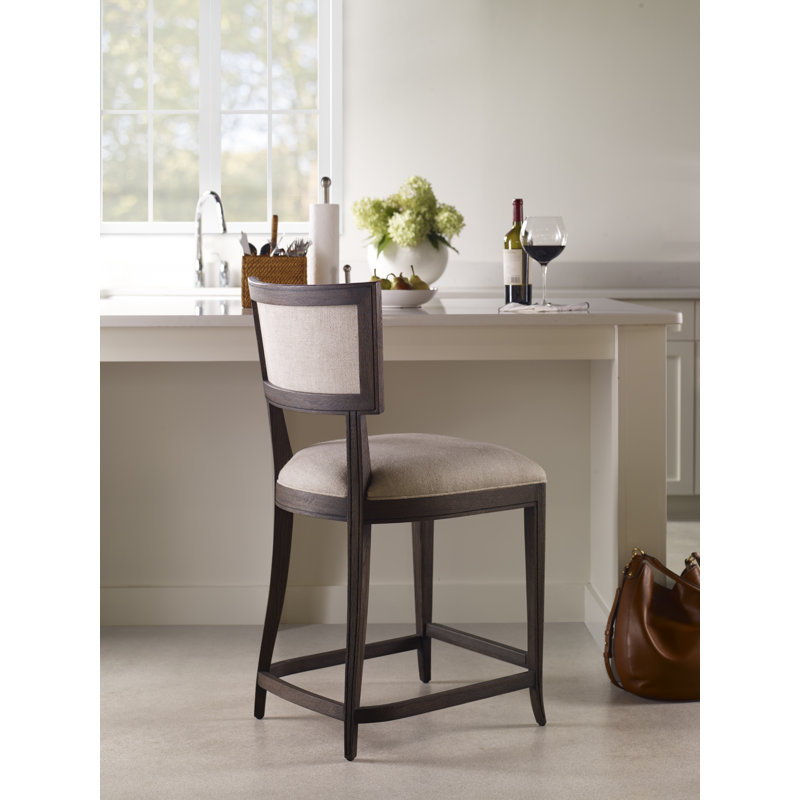 Liam Counter Stool, Off White, White