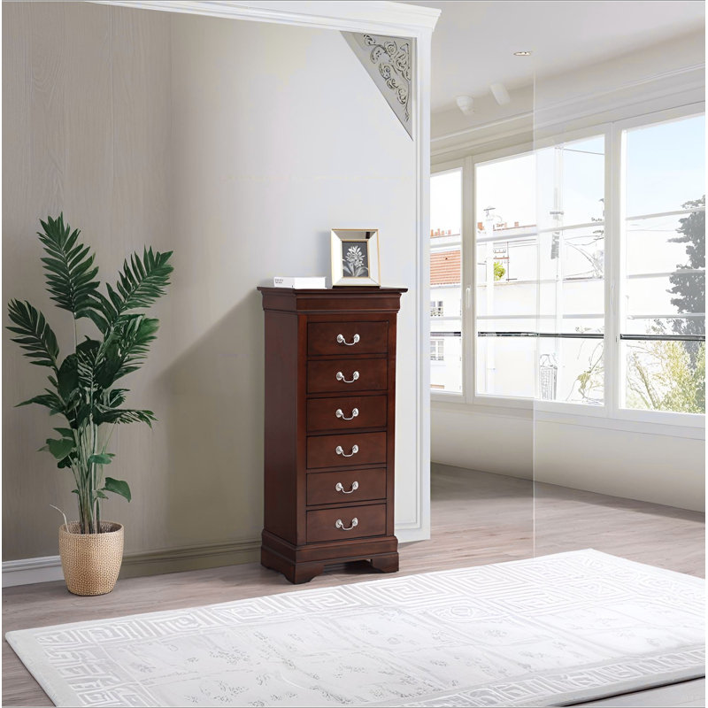 Commode à linge Louis Phillipe G3125-LC, Cappuccino