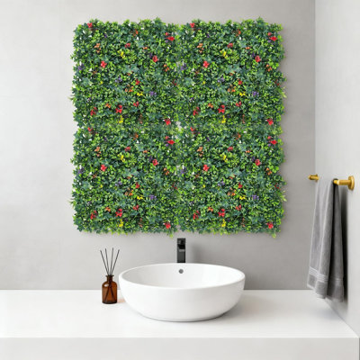 9.84×9.84 Inch Artificial Grass Wall Panels for Indoor Outdoor