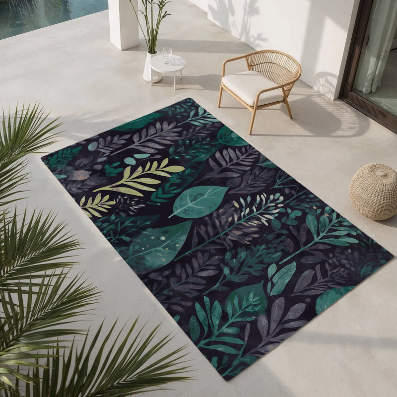 Tapis intérieur et extérieur Dreamleaf, Rectangle 1 pi 6 po x 2 pi 6 po