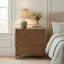 Commode 3 tiroirs, brun moyen
