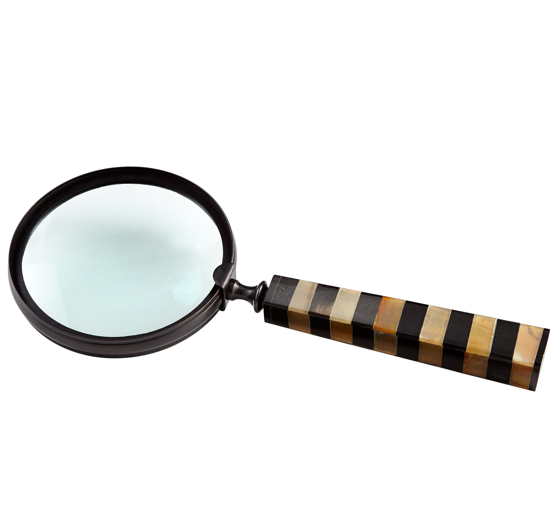 Decorative magnifying shop glass