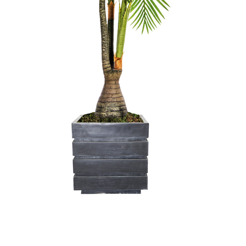 Palmier artificiel 86 po Panama, Noir