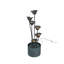 Outdoor Metal Weather Resistant Cascade Fountain with Lights