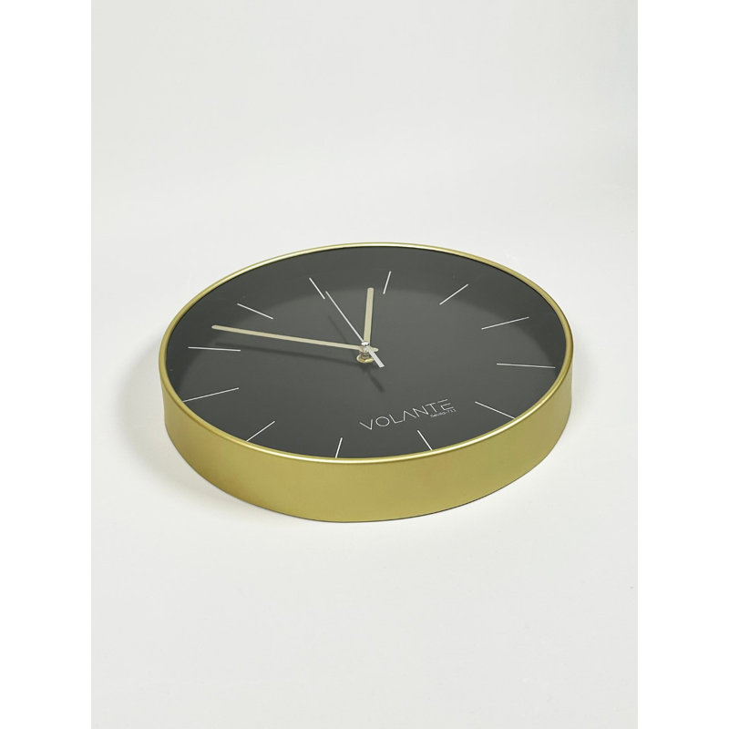Amati Wall Clock, Gold
