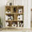 8-Cube Wooden Storage Organizer with Canted Legs