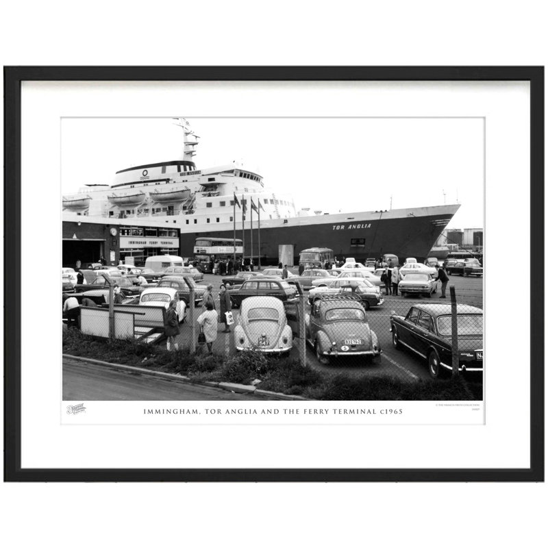 Immingham, Tor Anglia And The Ferry Terminal C1965 by Francis Frith - Single Picture Frame Print, 40cm H x 50cm W x 2.3cm D