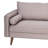 Joeleen Compact Faux Linen Upholstered Sofa with Wooden Legs-961586712