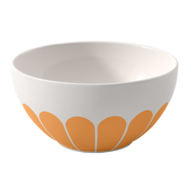 Villeroy & Boch Fleur Vert Collection Cereal Bowl, Premium Porcelain, Made in Germany, Perfect for Cereal, Oatmeal or Rice Dishes, Dishwasher and Microwave Safe, 14.5 oz Capacity, 5.5 x 2.75 in, Green