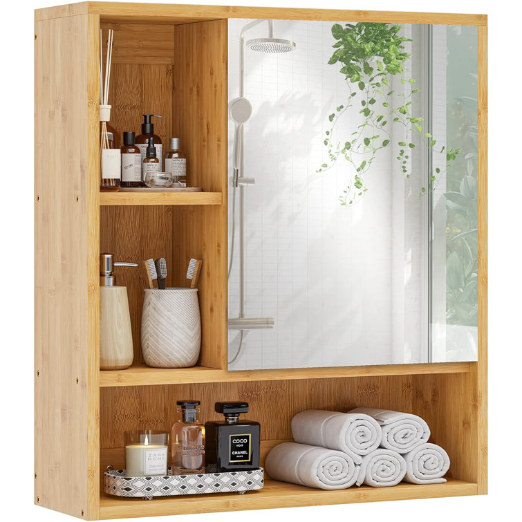 Ploeger Solid Wood Wall Mounted Over-the-Toilet Storage Millwood Pines Finish: White