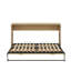 Lit escamotable simple de taille XL avec DEL