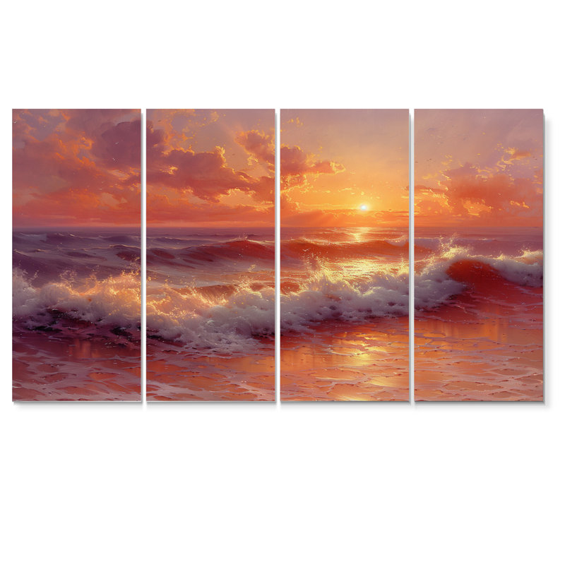 Ensemble de salon Salters - Beach Wall Art, H 32 po x l 64 po
