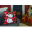 Bolen Red Square Cushion