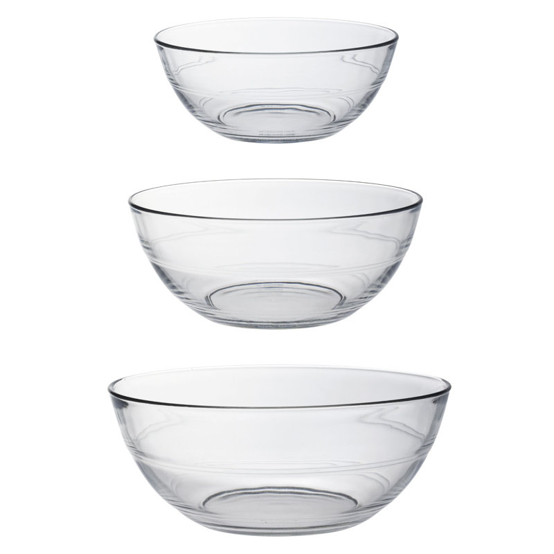 Duralex 3 Piece Lys Salad Bowl Set