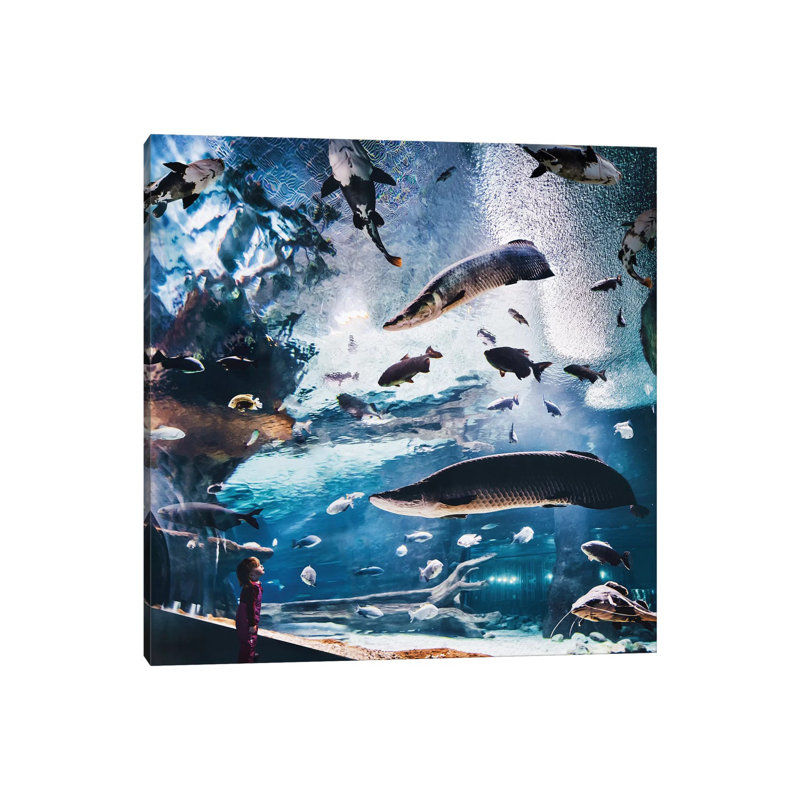 «Lost World» par Hobopeeba - reproduction, H 18 po x l 18 po x 1,5 po, Toile tendue, Pas de tapis
