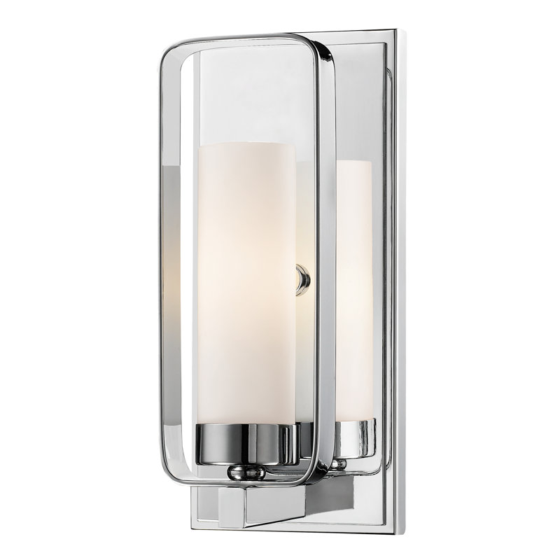 Iniguez Steel Armed Sconce, Chrome
