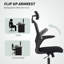 Fauteuil de bureau ergonomique, chaise de bureau avec support lombaire 4D, noir-1728679535-1728679534