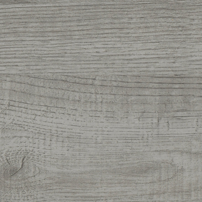 Table d'appoint Auroris à finition en bois gris avec pieds en métal noir, H 31,83 po x l 41,88 po x P 11,78 po