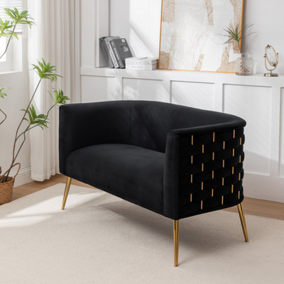 Cristen Upholstered Velvet Loveseat