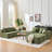 8-Piece Modular U-Shaped Sectional Sofa, Large Convertible Couch With Oversized Chaise Lounge And Bed, Luxury Corduroy Upholstery, Sectional Sofa-1184018153