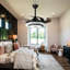 Sueanne 42'' Ceiling Fan with LED Lights and retractable fans