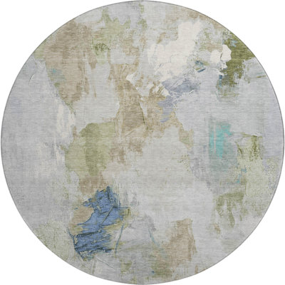 Premium Machine Washable Emest AMF1914 Abstract Rug