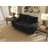 Brighton 58" Mid-Century Modern Velvet Loveseat, Tufted Square Arm Apartment Sofa with 2 Bolster Pillows-1171819862