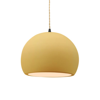 Luminaire suspendu 1 lumière DEL intégré Aschwin